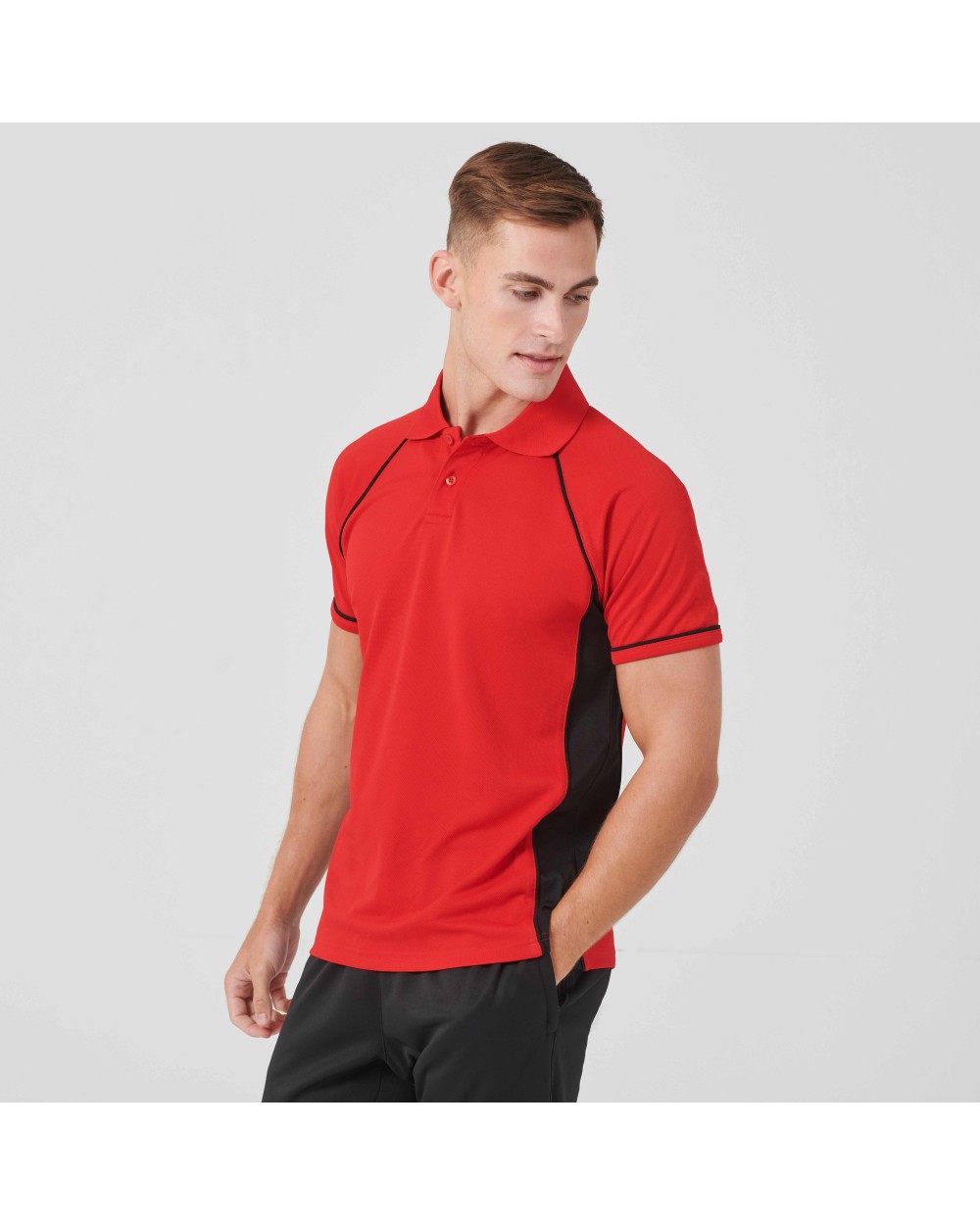 Polo's FINDEN-HALES Panel Performance Polo voor bedrukking &amp; borduring