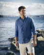 Hemden CUTTER & BUCK Summerland Linen Heren voor bedrukking &amp; borduring