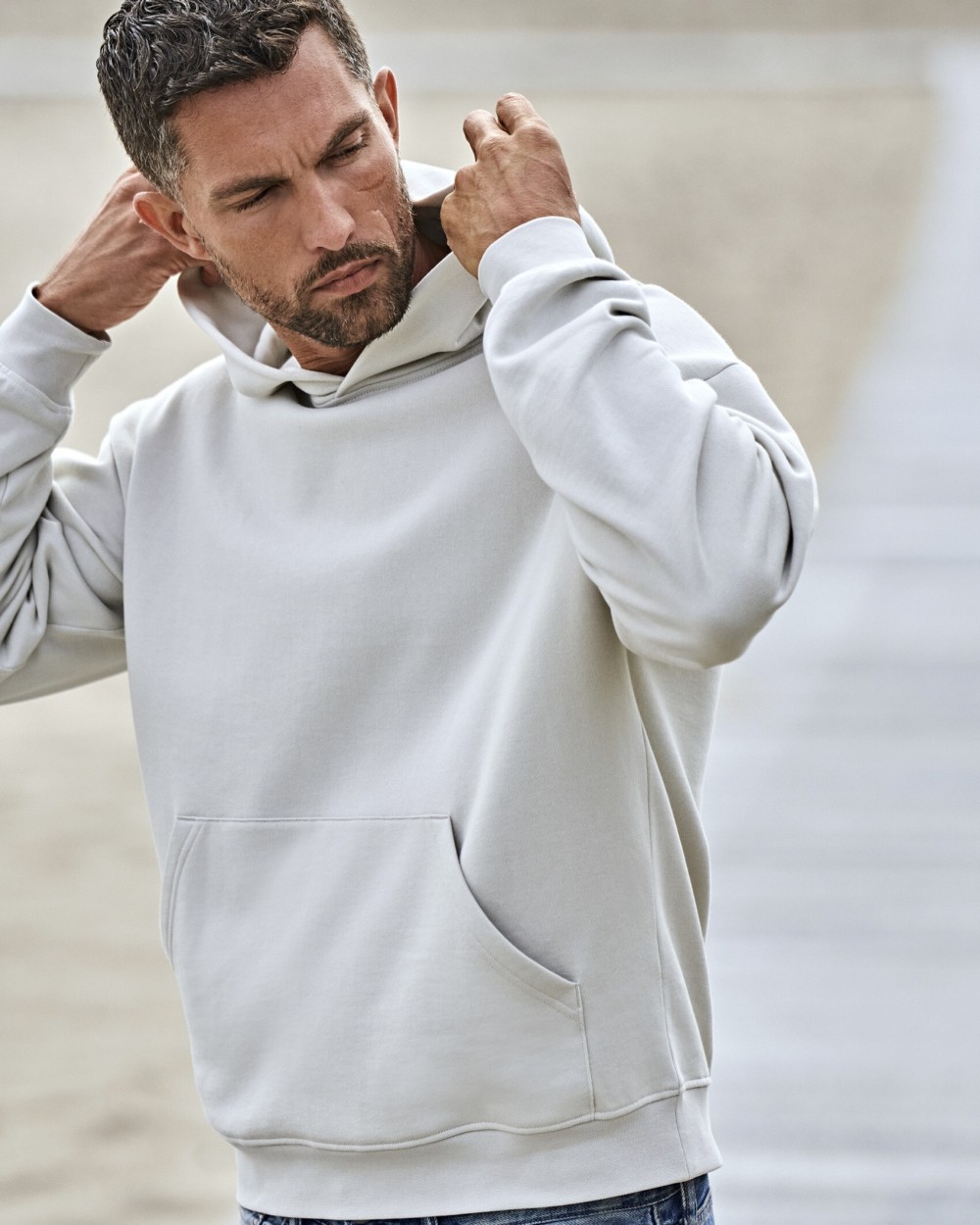 Sweat-shirts personnalisable TEE JAYS URBAN HEAVY LOOSE FIT HOODED SWEATSHIRT