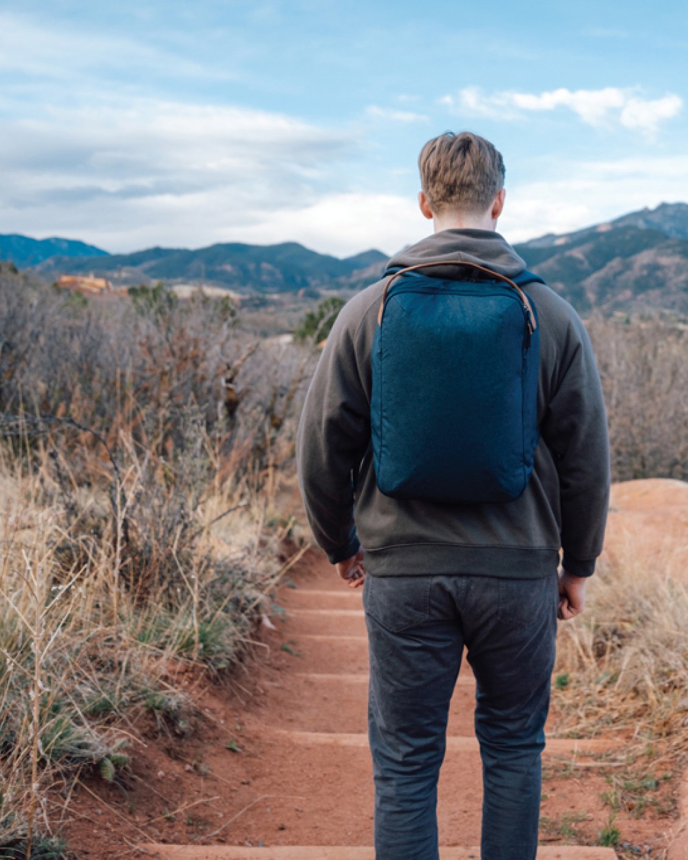 4DO Impact AWARE™ 300D Two-Tone Deluxe 15.6" Laptop-Rucksack Taschen personalisierbar