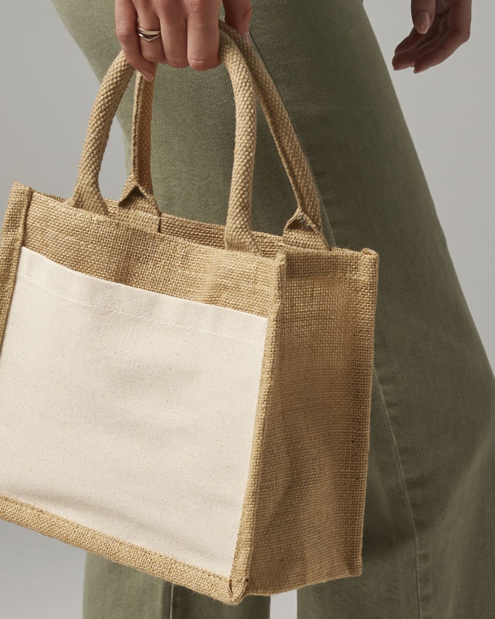 WESTFORDMILL COTTON PUCKET JUTE GIFT BAG Tote Bags personalisierbar