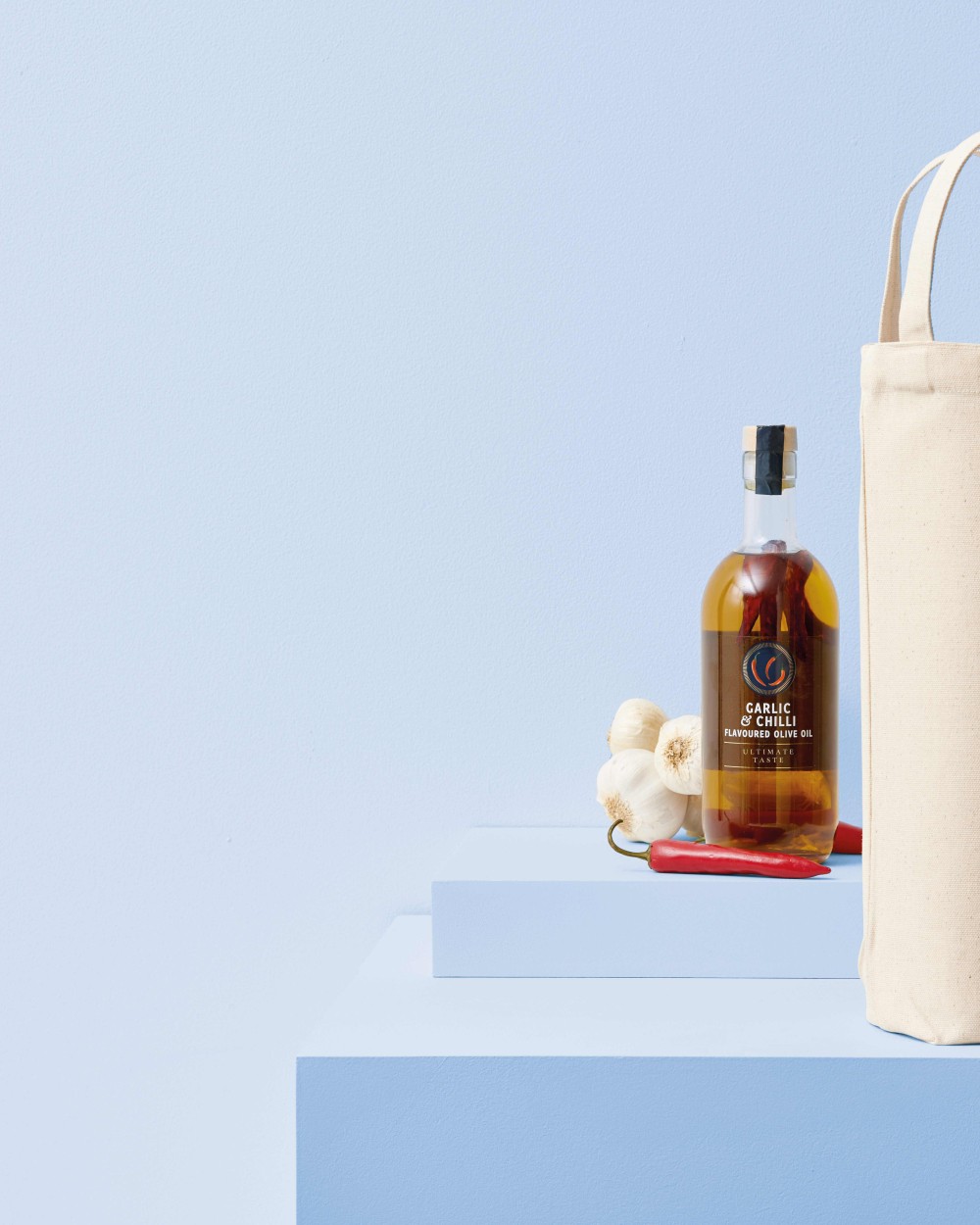 NUTSHELL Recycled premium canvas bottle bag Taschen personalisierbar