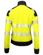Sweat-shirts personnalisable PROJOB 6111 SWEATSHIRT FULL ZIP FEMME EN ISO 20471 3/2