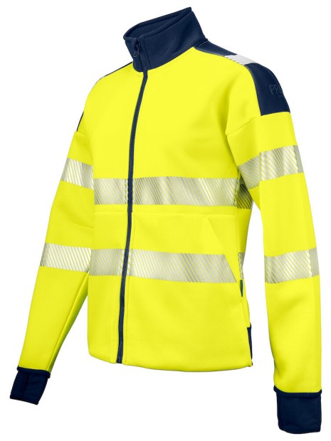 PROJOB 6111 SWEATSHIRT FULL ZIP FEMME EN ISO 20471 3/2 /api/colors/74288b48-d1b8-4317-95c5-a35b4207d507 personnalisable