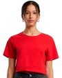 T-shirts BUILD YOUR BRAND LADIES CROPPED TEE voor bedrukking &amp; borduring