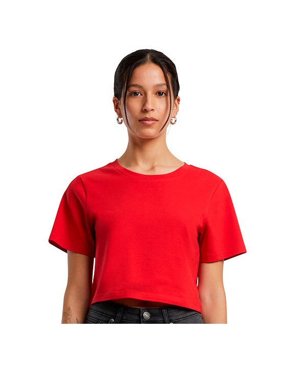 T-Shirts personnalisable BUILD YOUR BRAND LADIES CROPPED TEE