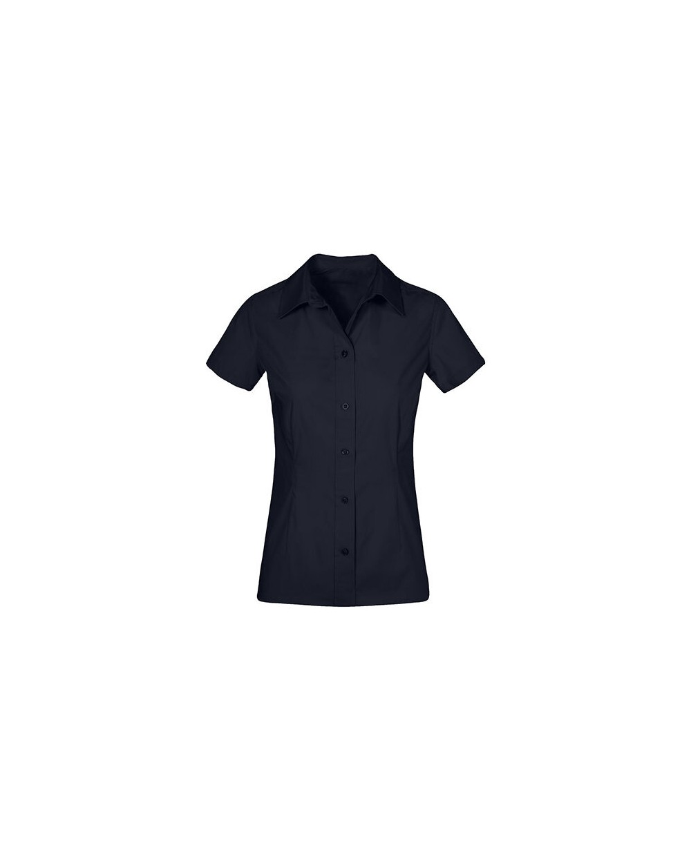 PROMODORO Women`s Poplin Shirt Short Sleeve Hemden personalisierbar
