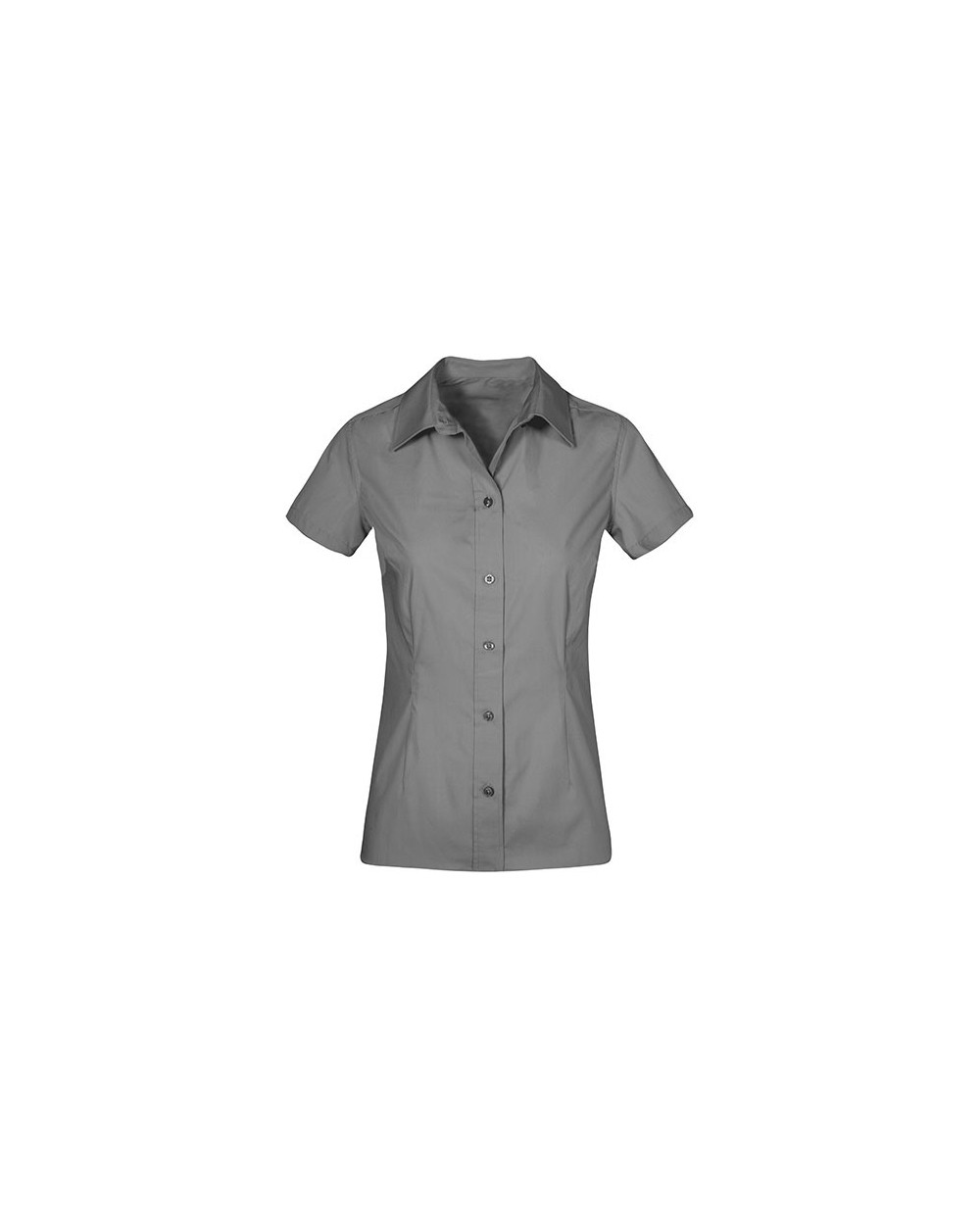 PROMODORO Women`s Poplin Shirt Short Sleeve Hemden personalisierbar