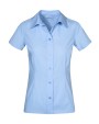 PROMODORO Women`s Poplin Shirt Short Sleeve Hemden personalisierbar