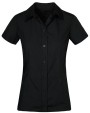 PROMODORO Women`s Poplin Shirt Short Sleeve Hemden personalisierbar