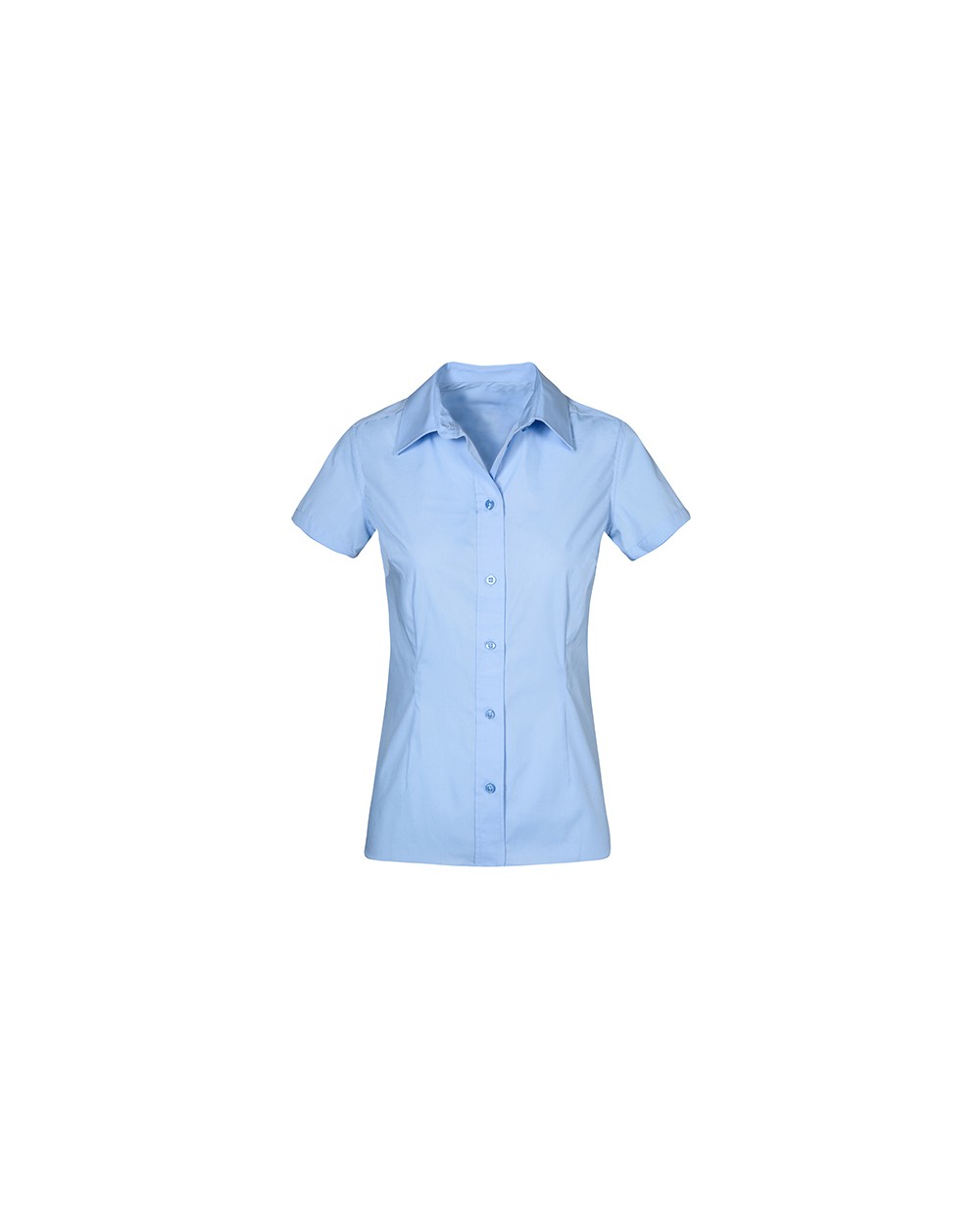 Chemises personnalisable PROMODORO Women`s Poplin Shirt Short Sleeve