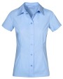 Chemises personnalisable PROMODORO Women`s Poplin Shirt Short Sleeve