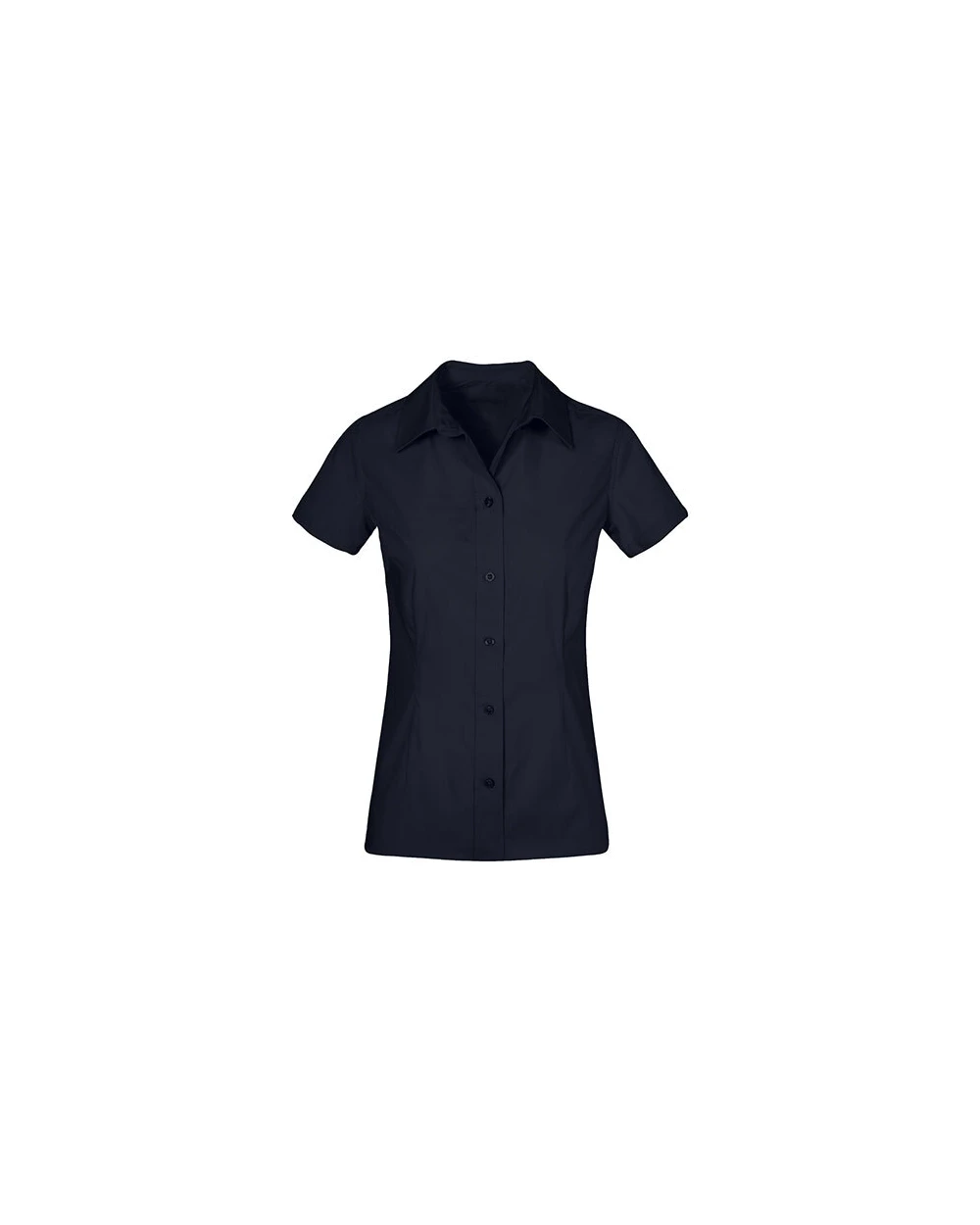 Chemises personnalisable PROMODORO Women`s Poplin Shirt Short Sleeve