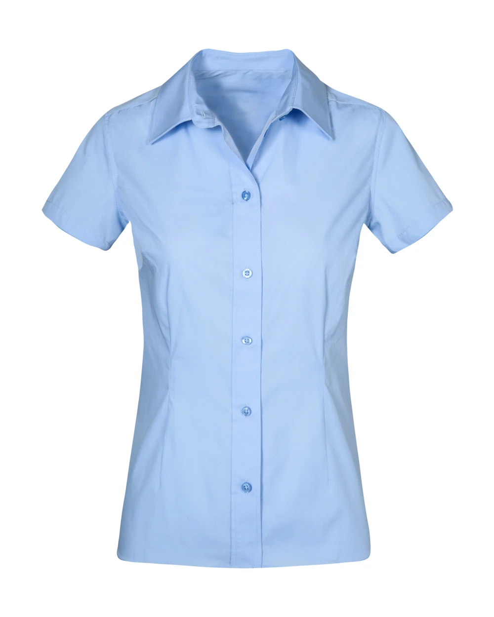 Hemden PROMODORO Women`s Poplin Shirt Short Sleeve voor bedrukking &amp; borduring