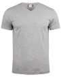 CLIQUE Basic-T V-Neck T-Shirts personalisierbar