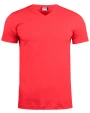 CLIQUE Basic-T V-Neck T-Shirts personalisierbar