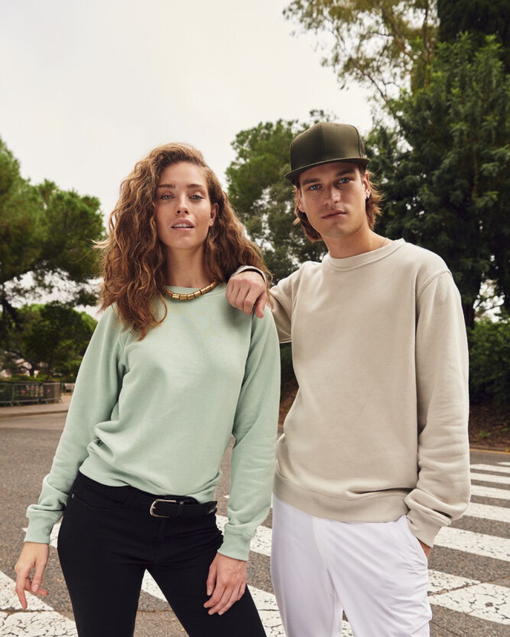 CLIQUE Miami Roundneck Sweatshirts personalisierbar