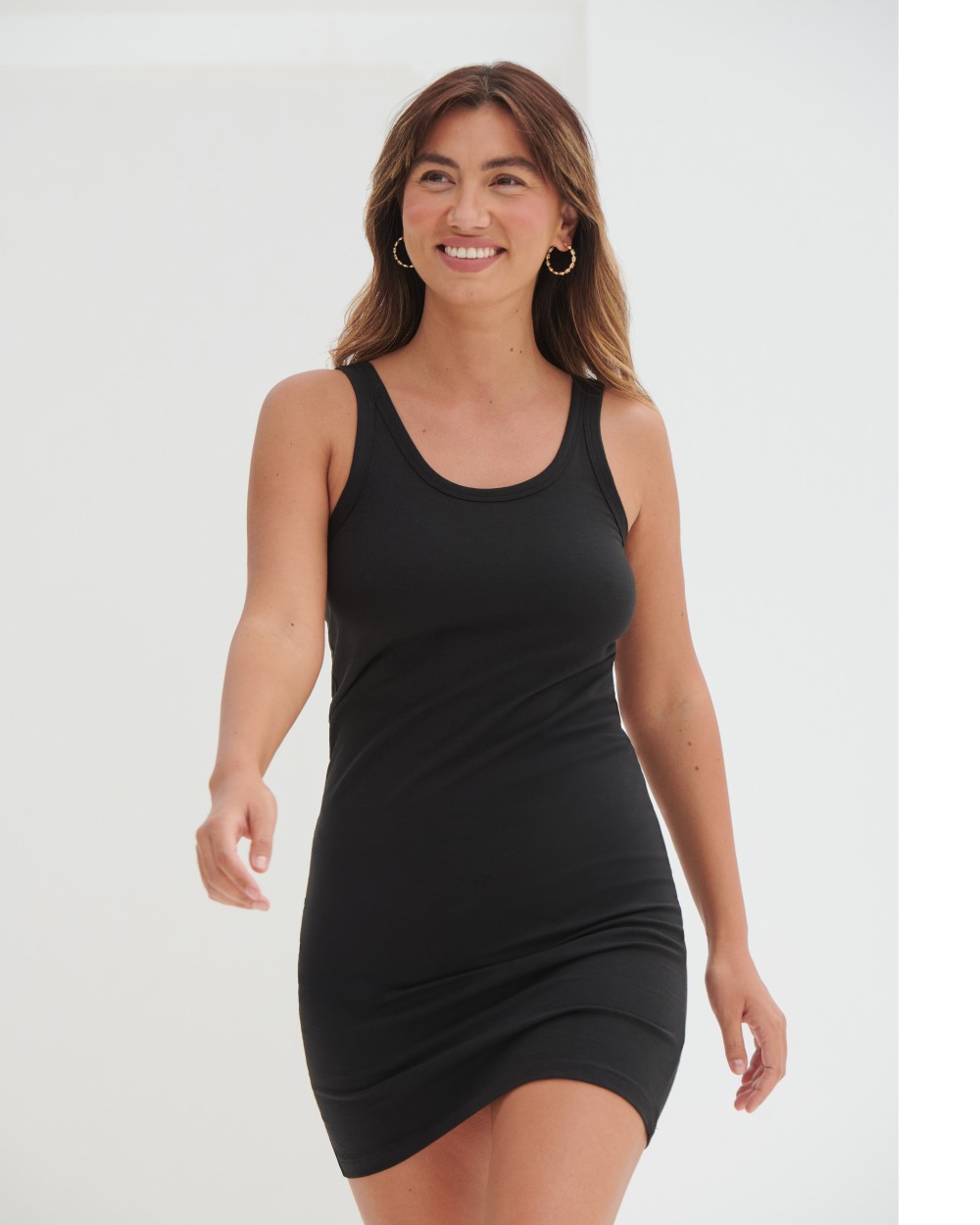 Jurken SKINNIFIT WOMEN’S STRETCH VEST DRESS voor bedrukking &amp; borduring