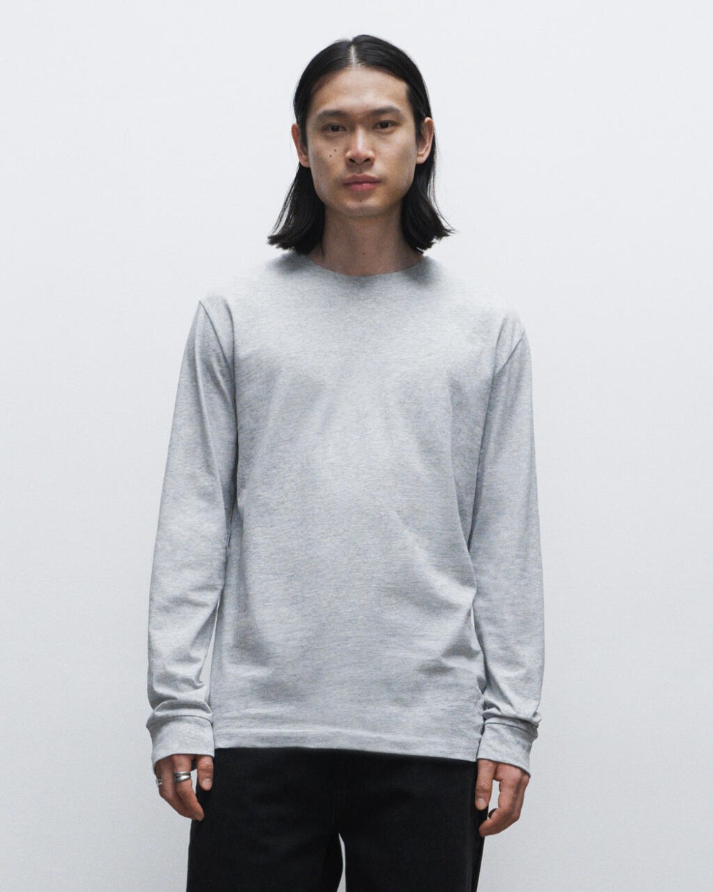 Sweaters & hoodies TRUE BLANKS Mens Regular Long Sleeve Tee voor bedrukking &amp; borduring