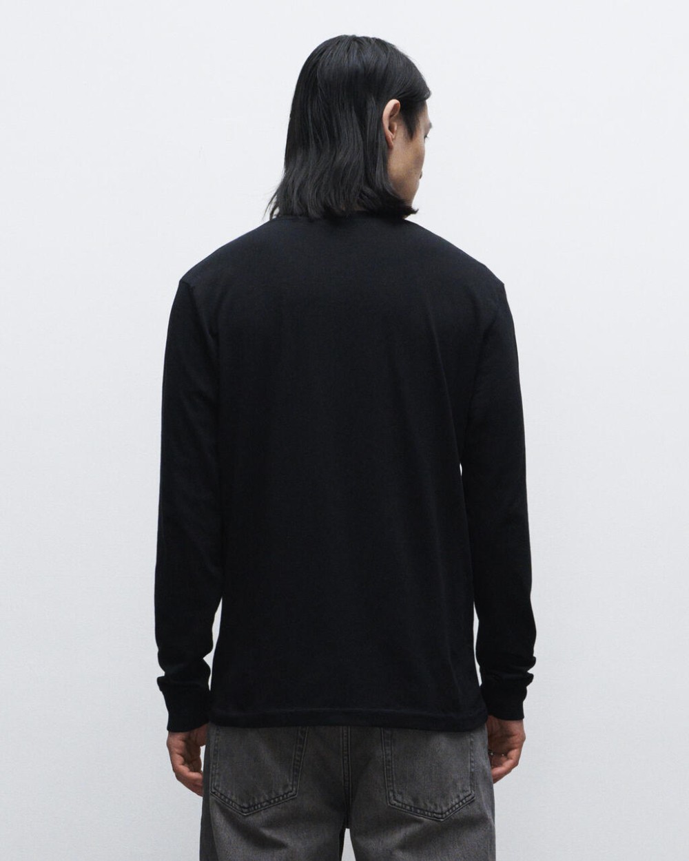 TRUE BLANKS Mens Regular Long Sleeve Tee Sweatshirts personalisierbar