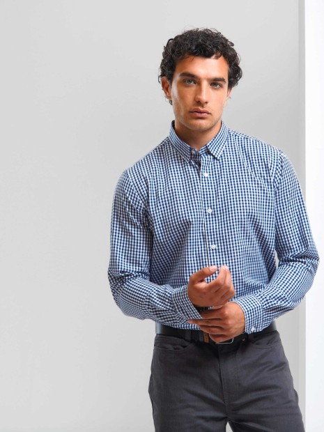 Chemises à personnaliser PREMIER Chemise vichy gros carreaux 