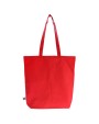 Tassen & Zakken 4DO Fairtrade katoenen tas gekleurd lang 270g/m² 42x12x43cm voor bedrukking &amp; borduring