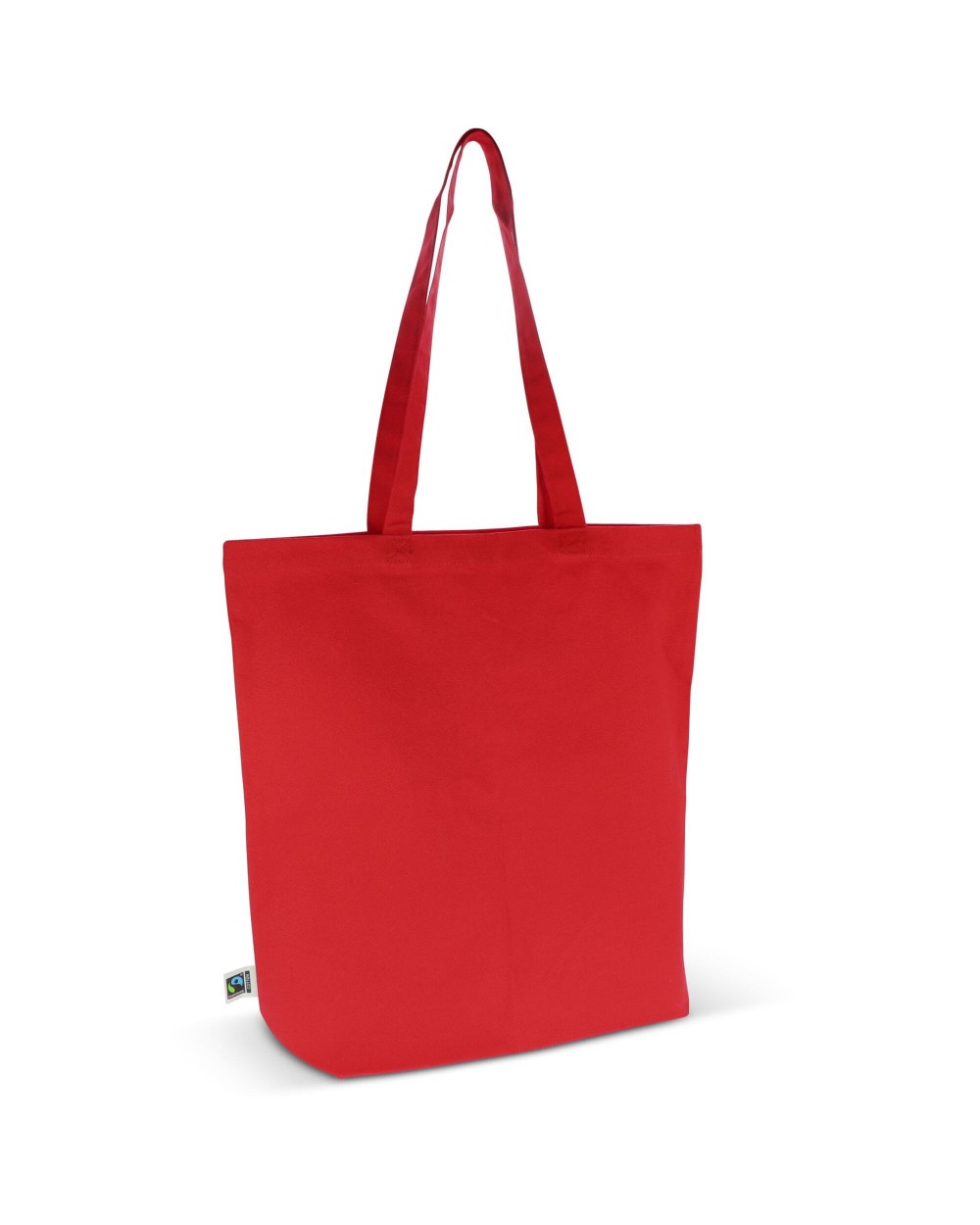 Tassen & Zakken 4DO Fairtrade katoenen tas gekleurd lang 270g/m² 42x12x43cm voor bedrukking &amp; borduring