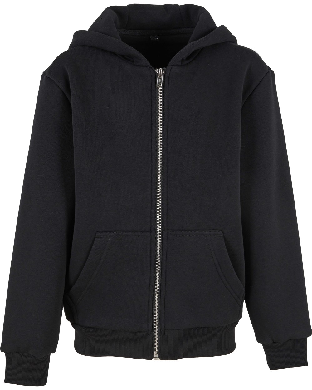 BUILD YOUR BRAND Kids fluffy zip hoodie Sweatshirts personalisierbar