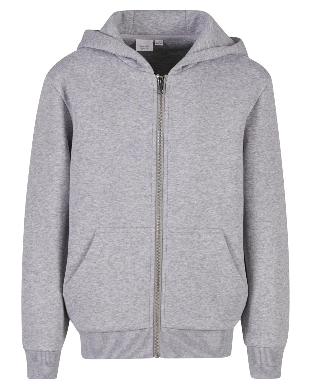 Sweaters & hoodies BUILD YOUR BRAND Kids fluffy zip hoodie voor bedrukking &amp; borduring