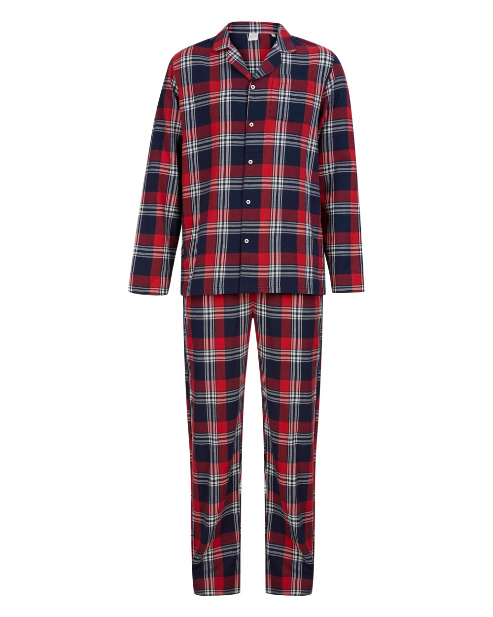 Broeken SKINNIFIT Men´s Tartan Lounge Set voor bedrukking &amp; borduring