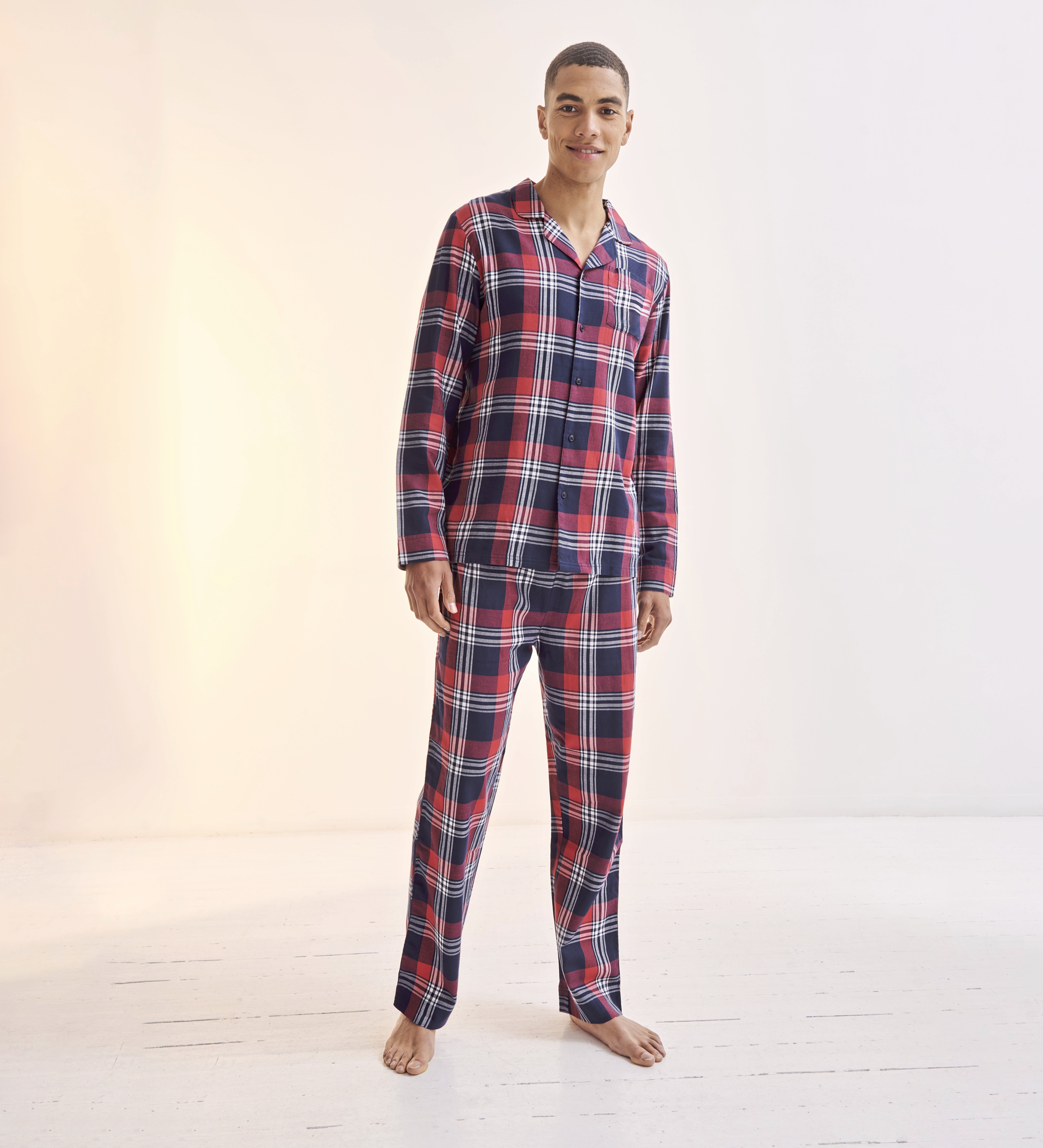 Broeken SKINNIFIT Men´s Tartan Lounge Set voor bedrukking &amp; borduring
