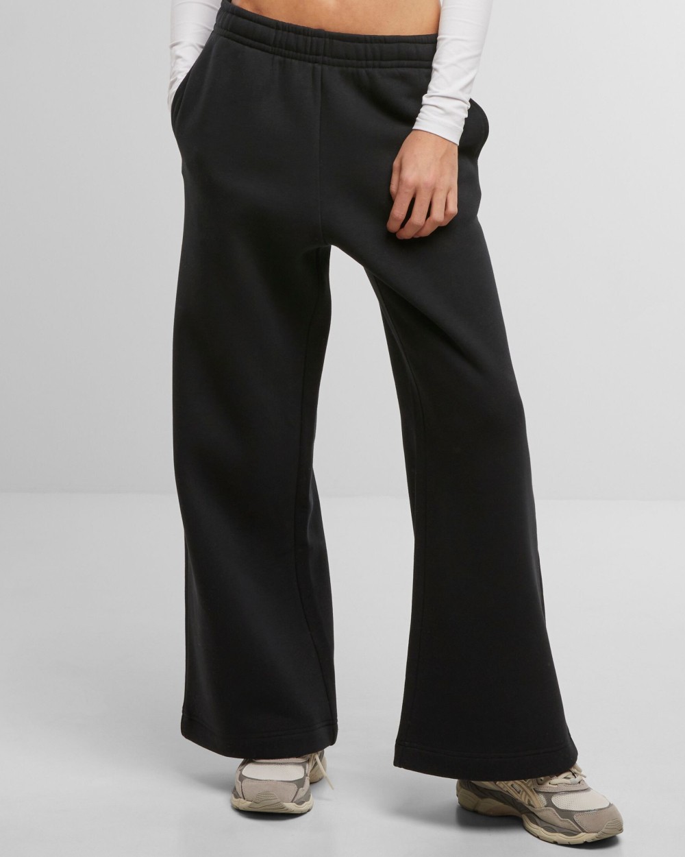 Broeken NEW MORNING STUDIOS LADIES WIDELEG SWEATPANTS voor bedrukking &amp; borduring