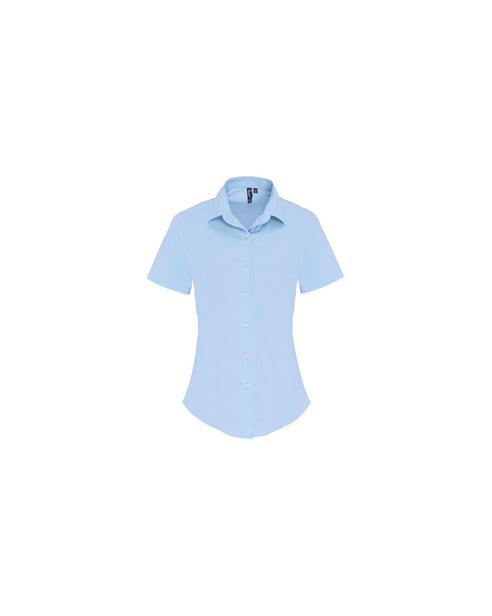 Chemises personnalisable PREMIER Ladies Stretch Fit Cotton Poplin Short Sleeve Shirt