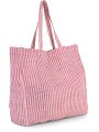 KIMOOD Sac shopping à rayures en juco  personnalisable