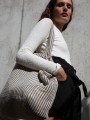 Tote bags à personnaliser KIMOOD Sac shopping à rayures en juco 