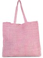 KIMOOD Sac shopping à rayures en juco /api/colors/1d8ba3b3-387a-4b44-afec-7530fef17f52 personnalisable