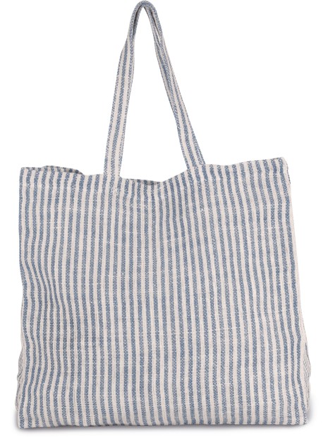KIMOOD Sac shopping à rayures en juco /api/colors/1459be1e-c6d8-49bb-b58d-e5cc23fff4c9 personnalisable