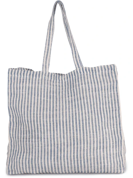 KIMOOD Sac shopping à rayures en juco /api/colors/1459be1e-c6d8-49bb-b58d-e5cc23fff4c9 personnalisable