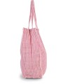 KIMOOD Sac shopping à rayures en juco  personnalisable