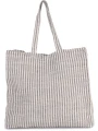 KIMOOD Sac shopping à rayures en juco /api/colors/82424e49-55ba-43f2-86a2-ea8fe8e05af6 personnalisable