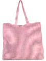 KIMOOD Sac shopping à rayures en juco  personnalisable