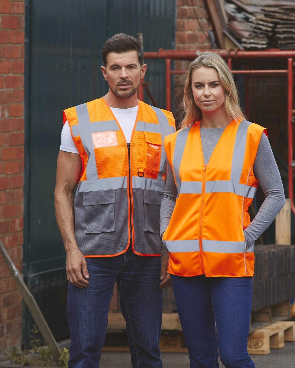 Gilets de sécurité personnalisable YOKO Gilet haute visibilité Top Cool "Management"