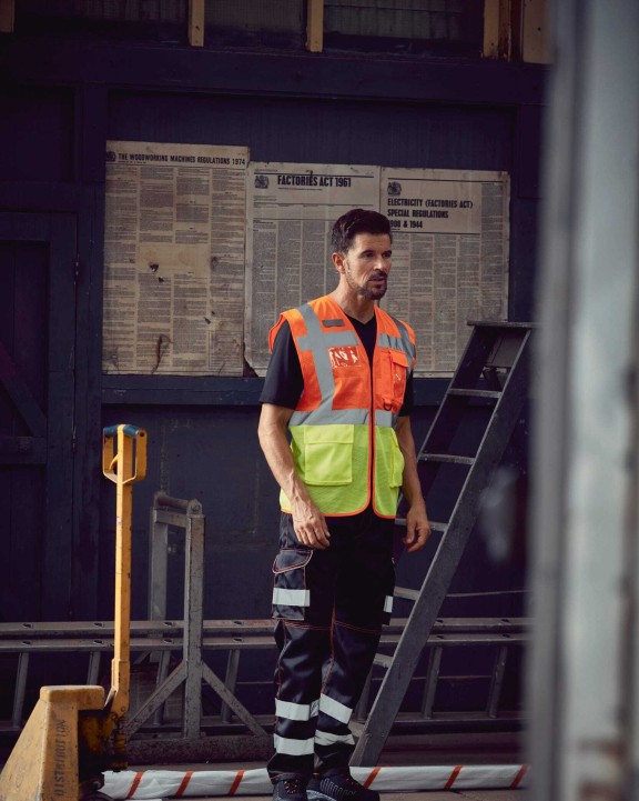Gilets de sécurité personnalisable YOKO Gilet haute visibilité Top Cool "Management"
