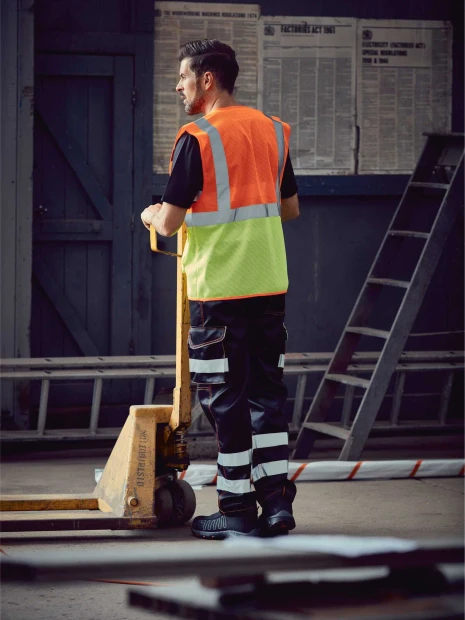 Gilets de sécurité à personnaliser YOKO Gilet haute visibilité Top Cool "Management" 