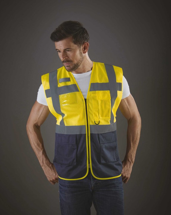 Gilets de sécurité personnalisable YOKO Gilet haute visibilité Top Cool "Management"