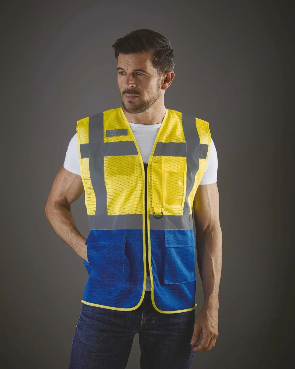 Fluo vestjes YOKO Top Cool -hoge zichtbaarheid hesje voor bedrukking &amp; borduring