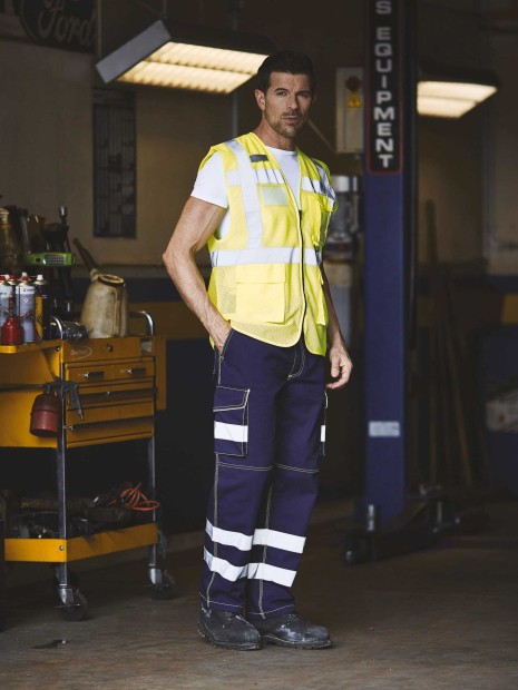 Gilets de sécurité à personnaliser YOKO Gilet haute visibilité Top Cool "Management" 