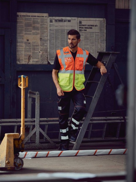 Gilets de sécurité à personnaliser YOKO Gilet haute visibilité Top Cool "Management" 