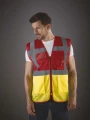 Gilets de sécurité à personnaliser YOKO Gilet haute visibilité Top Cool "Management" 