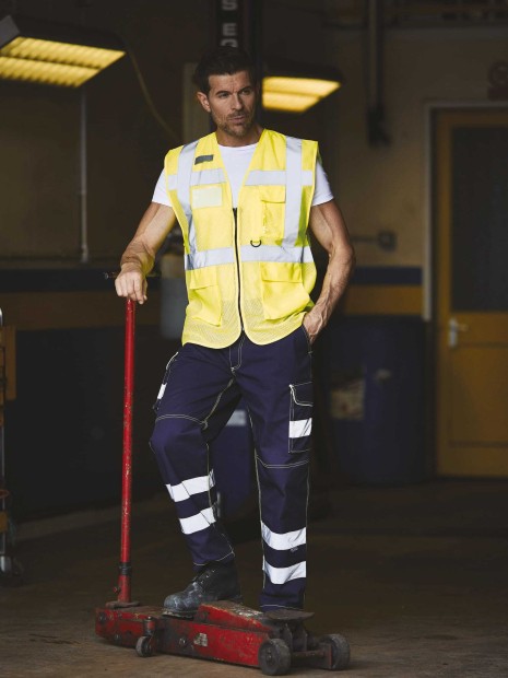 Gilets de sécurité à personnaliser YOKO Gilet haute visibilité Top Cool "Management" 